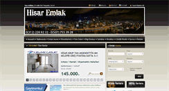 Desktop Screenshot of ankarahisaremlak.com